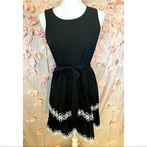 Black and white dress